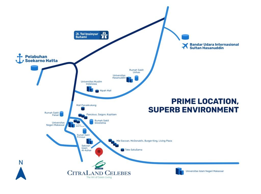 Maps CitraLand Celebes